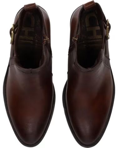 CHIKA10 NIHAL 02 BOTINES DE MUJER TACÓN MEDIO ESTILO CASUAL MARRÓN MARRON-BROWN