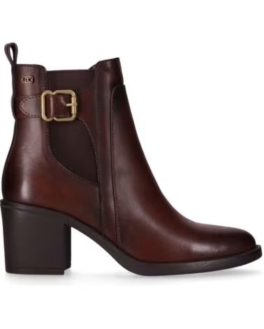 CHIKA10 NIHAL 02 BOTINES DE MUJER TACÓN MEDIO ESTILO CASUAL MARRÓN MARRON-BROWN