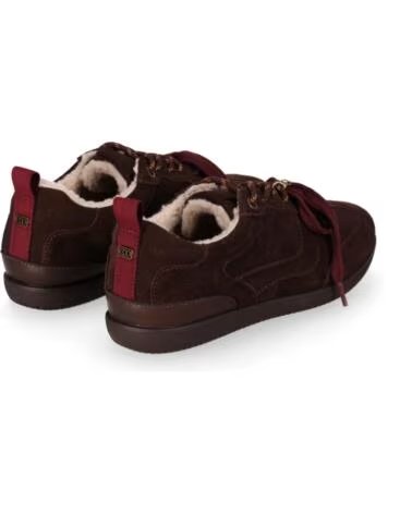 ZAPATILLAS DEPORTIVAS DE SERRAJE PARA MUJER CHIKA10 CARLINDA MARRÓN MARRON-BROWN
