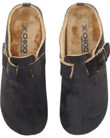 CHIKA10 MORANGO ZUECOS PLANOS DE TEJIDO EN GRIS GRIS-GREY