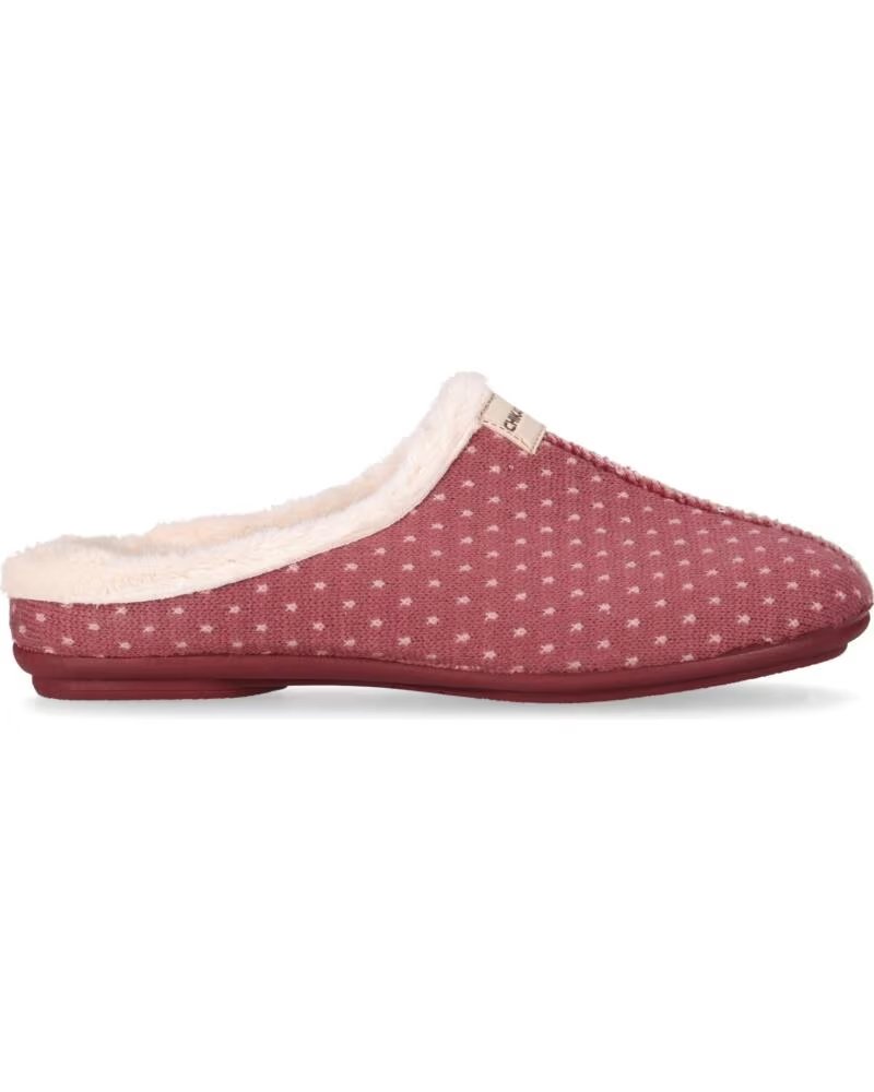 CHIKA10 AMARANTO SLIPPERS PLANO TEJIDO ROSA ROSA-PINK