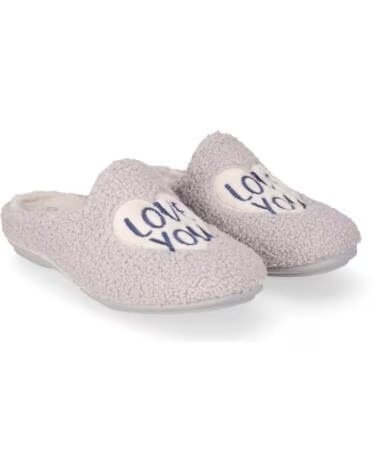 SLIPPERS PLANOS DE TEJIDO CHIKA10 AMARAN GRIS GRIS-GREY