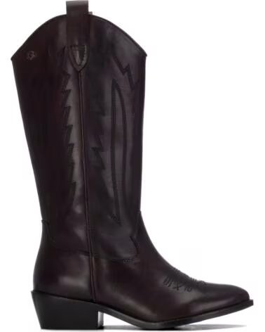 CARMELA 164174 BOTA ESTILO COWBOY DE PIEL MARRÓN MARRON