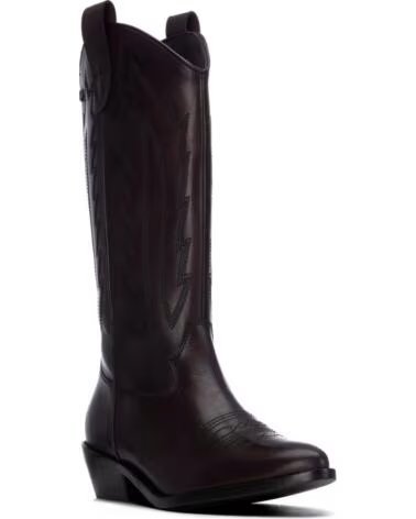 CARMELA 164174 BOTA ESTILO COWBOY DE PIEL MARRÓN MARRON