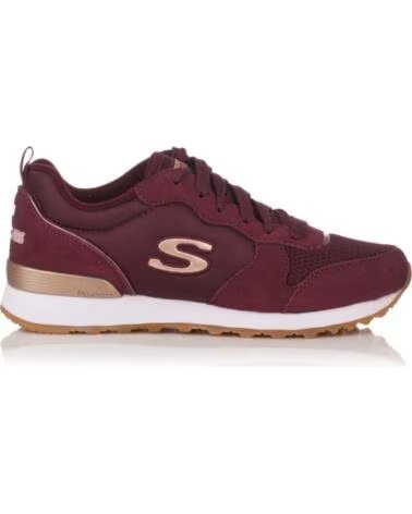 SKECHERS Sneakers Mujer 111 Burdeos ROJO