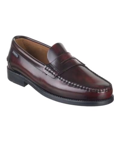 ZAPATOS CASTELLANOS SNIPE 11025 DE PIEL BURDEOS PARA HOMBRE ROJO