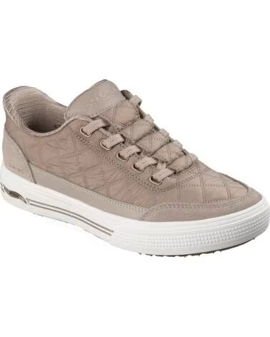 SKECHERS SLIP-INS ARCH FIT ARCADE CUDDL TAUPE
