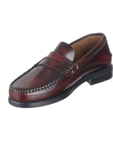 ZAPATOS CASTELLANOS SNIPE 11025 DE PIEL BURDEOS PARA HOMBRE ROJO