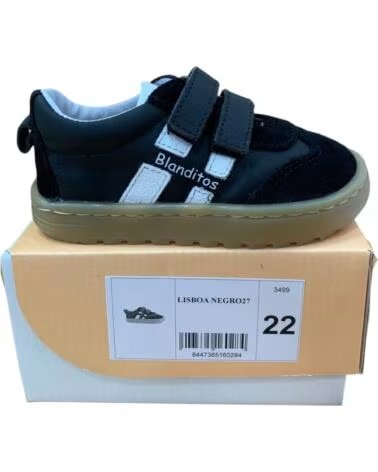 CRIOS LISBOA ZAPATILLAS DE PIEL NEGRO