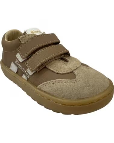 CRIOS LISBOA DEPORTIVAS INFANTILES DE PIEL ARENA BEIGE