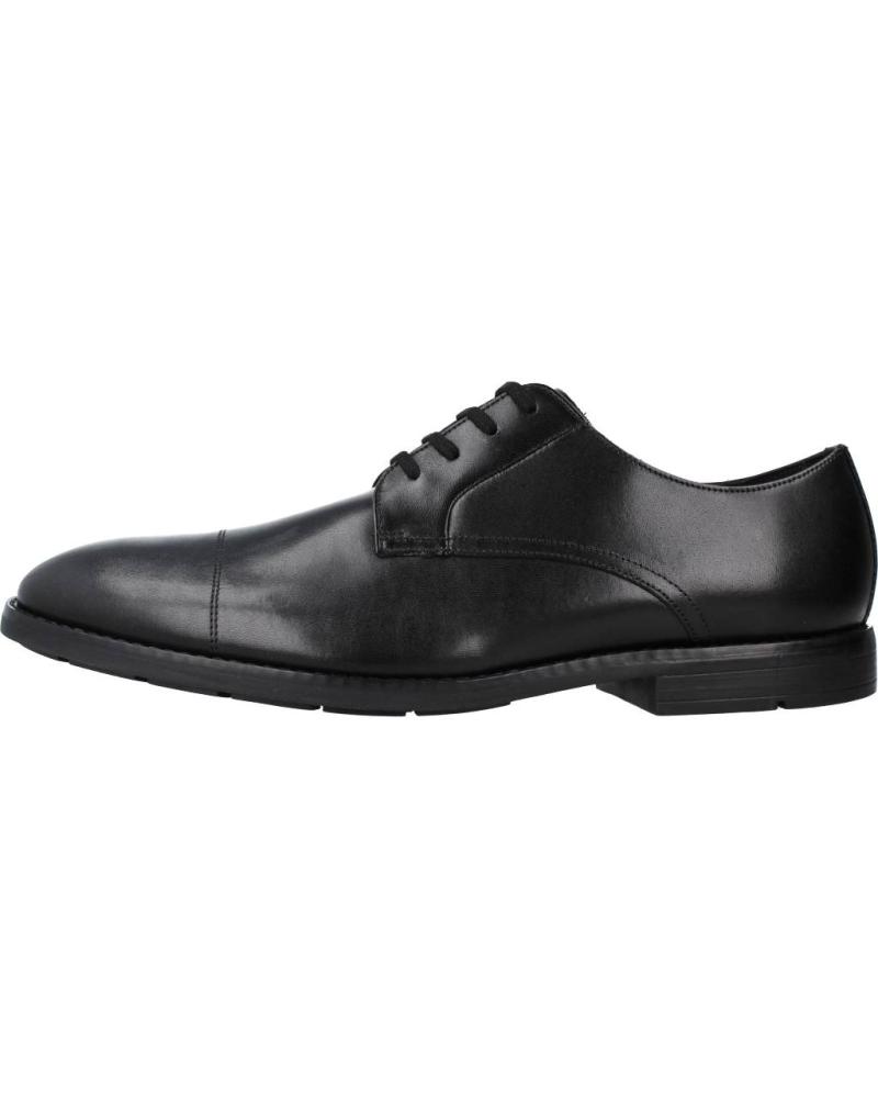 Sapatos De Hombre CLARKS RONNIE CAP  NEGRO