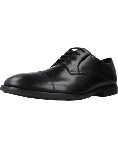 Sapatos De Hombre CLARKS RONNIE CAP  NEGRO