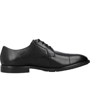 Sapatos De Hombre CLARKS RONNIE CAP  NEGRO