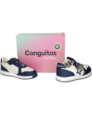 ZAPATILLAS DEPORTIVAS CASUAL CONGUITOS MARINO CON ESTRELLA