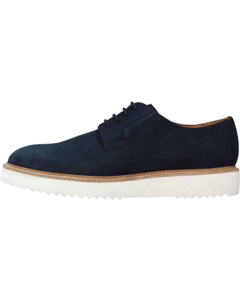 Zapatos CLARKS  de Hombre ERNEST WALK  AZUL