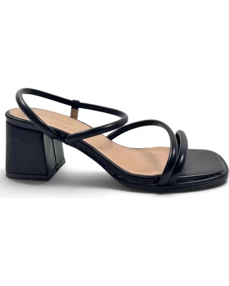 TIMBOS SANDALIAS DE VESTIR CON TACÓN Y TIRAS FINAS 133490 NEGRO