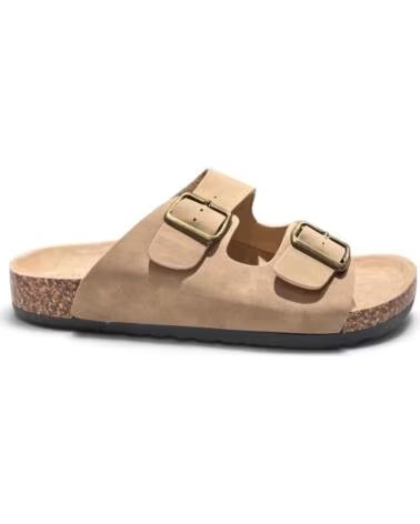 TIMBOS SANDALIA BIO DE HOMBRE KAKI 133442 MARRóN