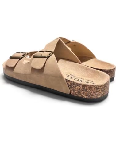 TIMBOS SANDALIA BIO DE HOMBRE KAKI 133442 MARRóN