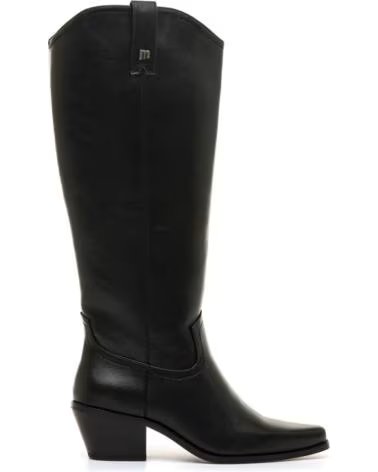 MTNG 56362 BOTAS ALTAS DE ESTILO COWBOY EN COLOR NEGRO