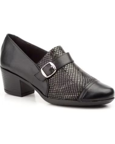 JAM SCHUHE LEDER LYCRA SCHNALLE MODELL 5400 NEGRO