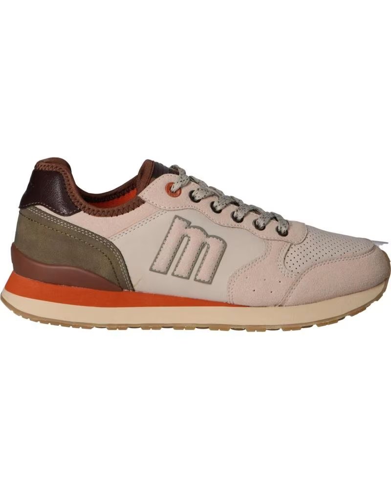 MTNG Zapatilla Casual Sneaker mujer Mustang 60113 BEIGE