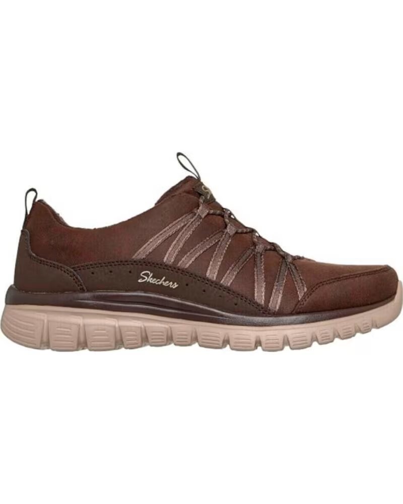 SKECHERS Calzado en color choc para mujer CHOC
