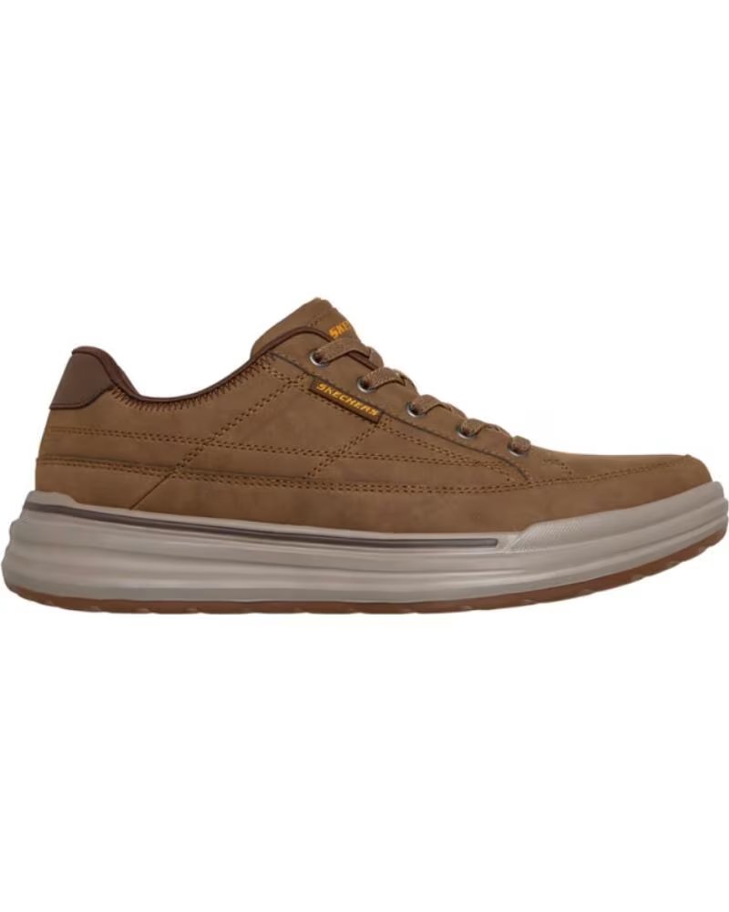 SKECHERS RELAXED FIT STERLING - CEDRIK ZAPATILLAS CASUAL DE HOMBRE MARRóN