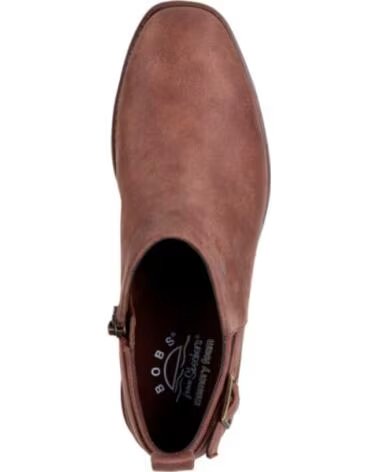 SKECHERS BOBS WANDER LUXE BOTINES DE TACÓN MARRÓN