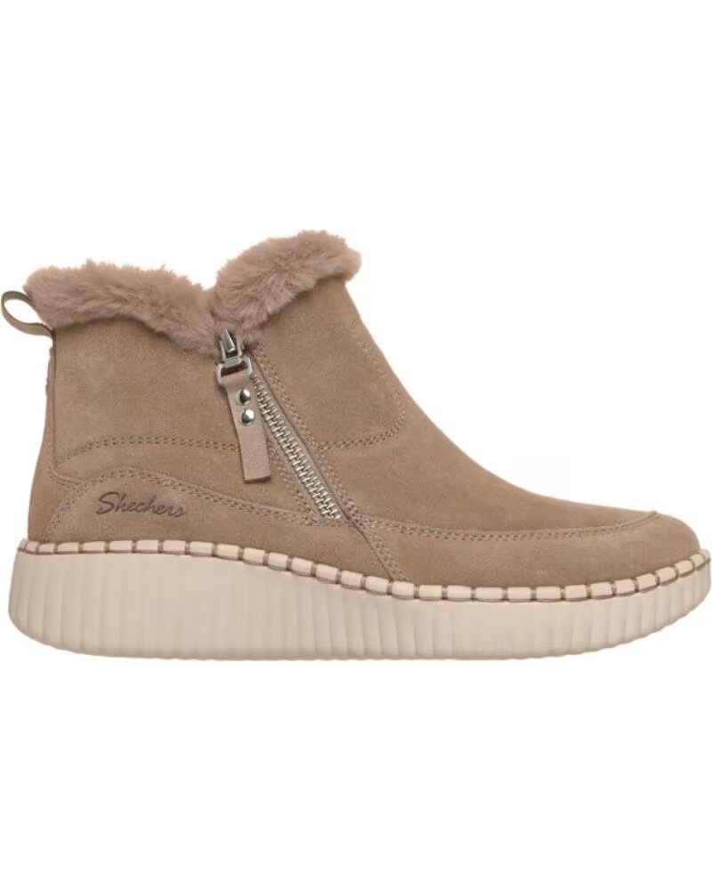 SKECHERS WILSHIRE BLVD FRESH ZIP TAUPE