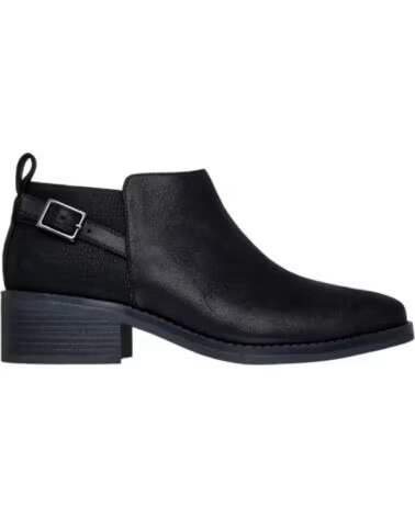 BOTINES DE TACÓN BOBS WANDER LUXE PARA MUJER SKECHERS NEGRO