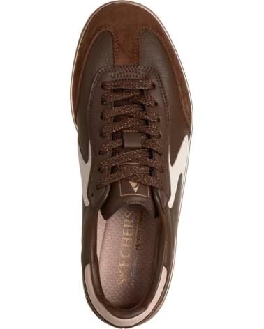 SKECHERS BASKETS 185405 BRPK MARRON