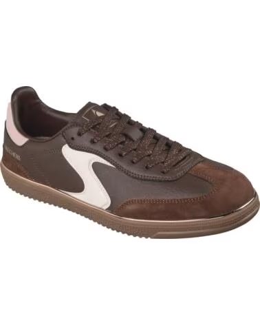 SKECHERS BASKETS 185405 BRPK MARRON