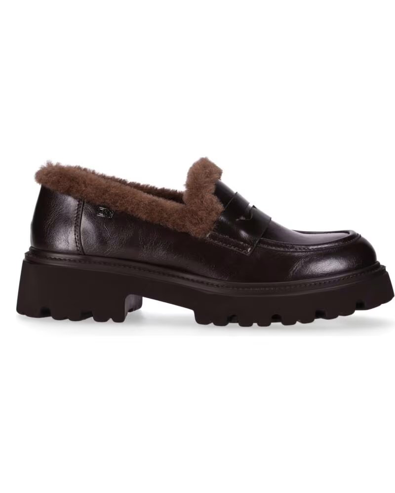 MOCASSINS EN FAUX CUIR À TALON BAS POUR FEMME PELOTERA CHIKA10 MARRON-BROWN