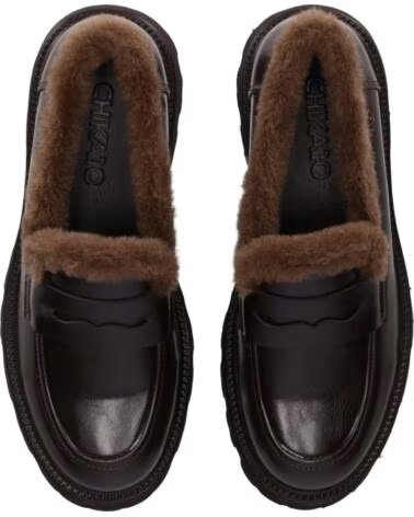 MOCASSINS EN FAUX CUIR À TALON BAS POUR FEMME PELOTERA CHIKA10 MARRON-BROWN