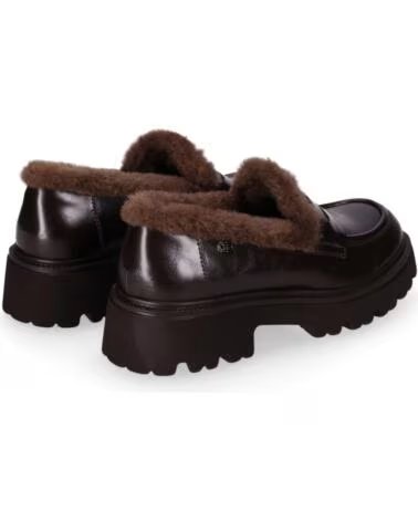 MOCASSINS EN FAUX CUIR À TALON BAS POUR FEMME PELOTERA CHIKA10 MARRON-BROWN