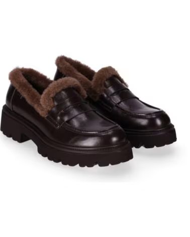 MOCASSINS EN FAUX CUIR À TALON BAS POUR FEMME PELOTERA CHIKA10 MARRON-BROWN