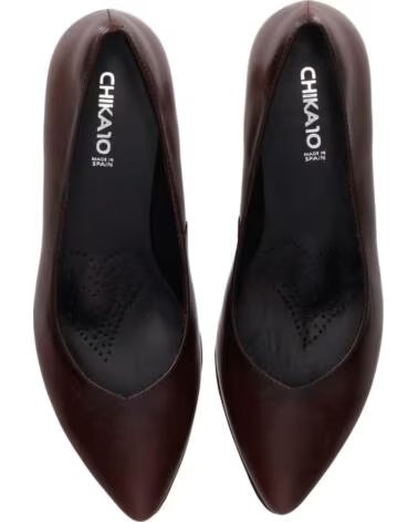 SAPATOS DE COURO CHIKA10 ST KIWY 11 MARROM MARRON-BROWN