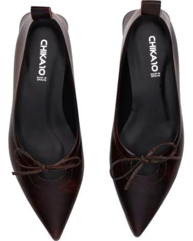 CHIKA10 ST KIWY 10 ZAPATOS DE PIEL MARRÓN MARRON-BROWN
