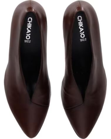 ZAPATOS DE TACÓN ALTO EN PIEL CHIKA10 ST KIWY 13 MARRON-BROWN