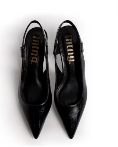 ESCARPINS SLINGBACK À TALONS MTNG 55764 NOIR NEGRO