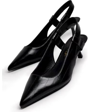 ESCARPINS SLINGBACK À TALONS MTNG 55764 NOIR NEGRO