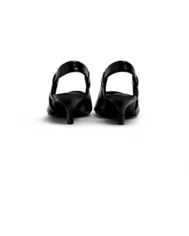 ESCARPINS SLINGBACK À TALONS MTNG 55764 NOIR NEGRO