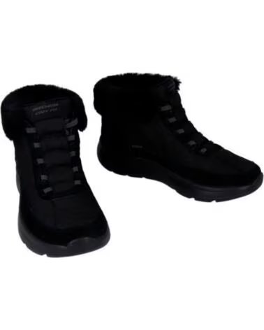 SKECHERS BOTINES PLANOS ON-THE-GO ENCORE COZY FIT ME NEGRO