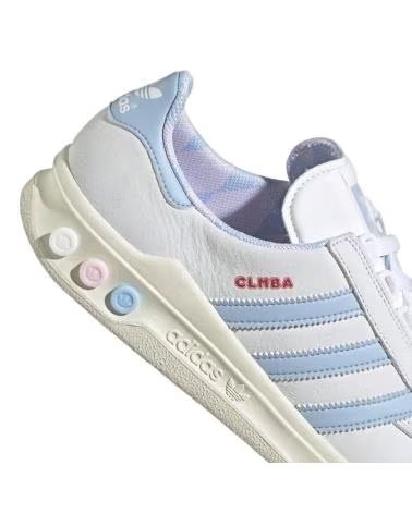 BASKETS ADIDAS CLMBA GX6182 BLANCHES ET BLEU CLAIR WHITE
