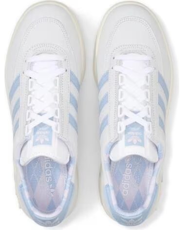 BASKETS ADIDAS CLMBA GX6182 BLANCHES ET BLEU CLAIR WHITE