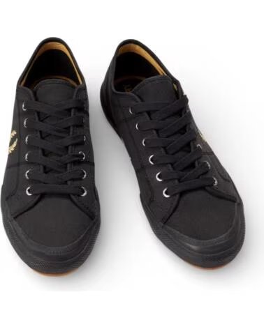 ZAPATILLAS FRED PERRY B708 VINTAGE TENNIS CANVAS B2332 90A BLACK