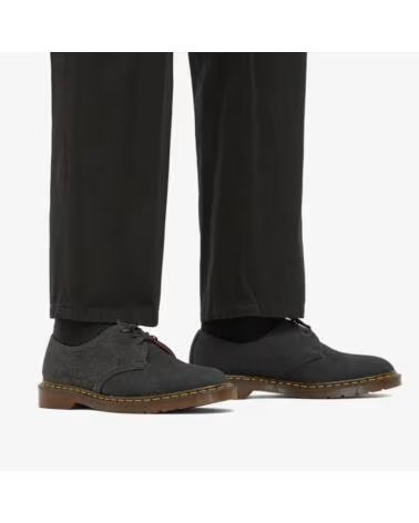 DR MARTENS 1461 SAVANNAH NUBUCK MADE IN ENGLAND ZAPATOS NEGRO BLACK