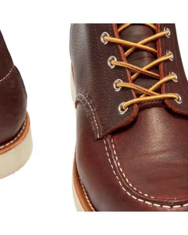 RED WING 8138 HERITAGE WORK 6 MOC TOE BOOT BRIAR OIL SLICK 44 BROWN