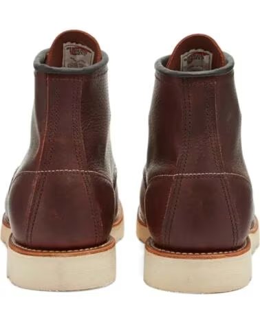 RED WING 8138 HERITAGE WORK 6 MOC TOE BOOT BRIAR OIL SLICK 44 BROWN