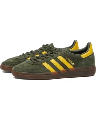 ADIDAS HANDBALL SPEZIAL 5748 NIGHT CARGO TRIBE YELLOW GUM DARK GREEN
